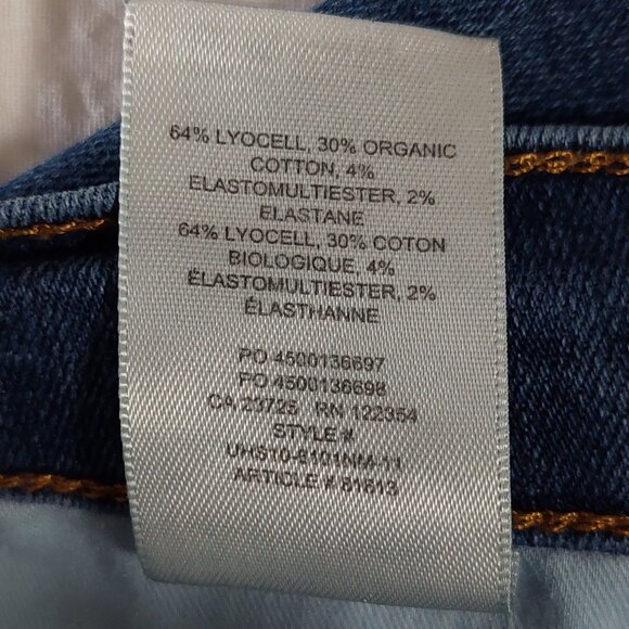 Aritzia Denim Forum The Lola High Rise Skinny Jeans Medium-dark Wash W30 L28 - Picture 3 of 7